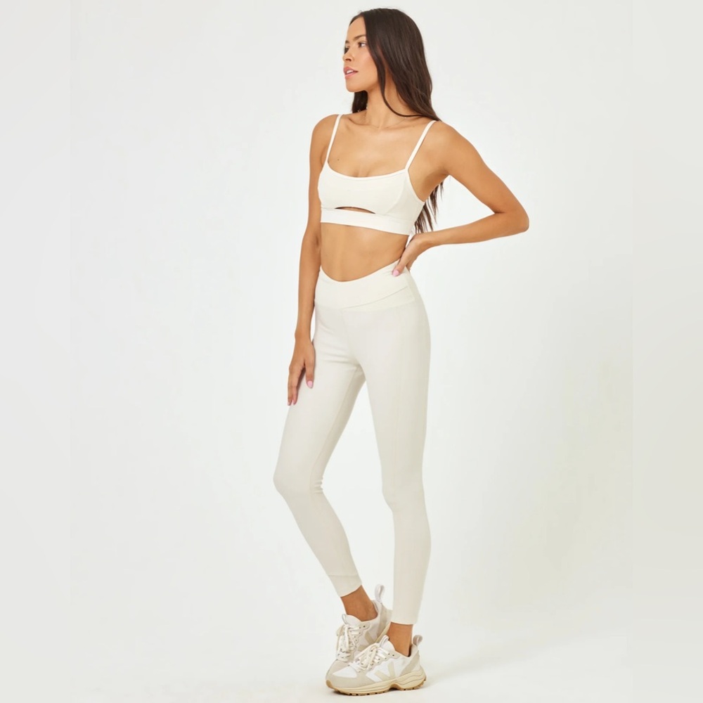 L*Space Rush Sports Bra Bone XL